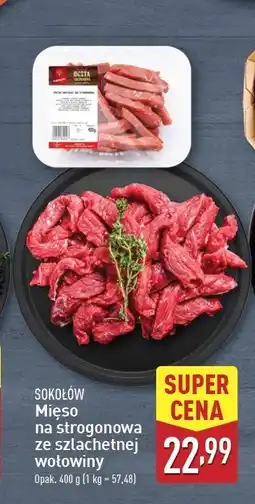 ALDI Mięso na strogonowa Sokołów uczta qulinarna oferta
