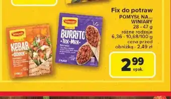 Carrefour Fix do potraw Winiary oferta