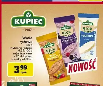 Carrefour Market Wafelki ryżowe w polewie jogurtowej Kupiec oferta