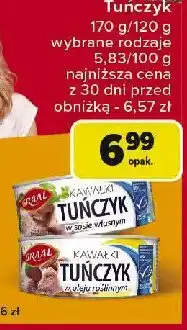 Carrefour Market Tuńczyk kawałki w oleju roślinnym Graal oferta