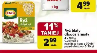 Carrefour Market Ryż biały długoziarnisty Cenos oferta