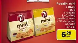 Carrefour Market Mini rogaliki waniliowe 7 days mini roll oferta