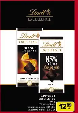 Carrefour Market Czekolada 85 % cacao Lindt excellence oferta