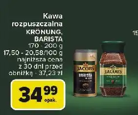 Carrefour Market Kawa crema Jacobs barista editions oferta