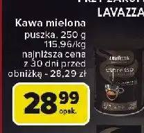 Carrefour Market Kawa - puszka Lavazza espresso italiano oferta