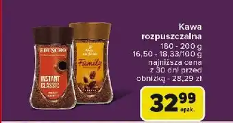 Carrefour Market Kawa Eduscho cafe instant classic oferta
