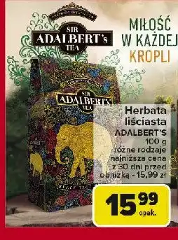 Carrefour Market Herbata Sir adalbert's tea black tropical oferta