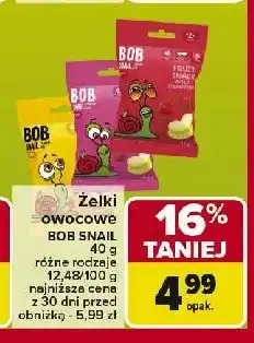 Carrefour Market Przekąska jabłkowa Bob snail oferta