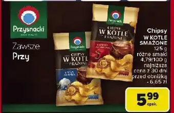 Carrefour Market Chipsy w kotle prażone z papryką Przysnacki oferta