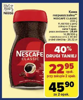 Carrefour Market Kawa Nescafe classic oferta