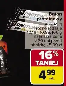 Carrefour Market Baton proteinowy wanilia i karmel Trec oferta