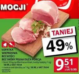 Selgros Łopatka wieprzowa bez kości 1kg Selgros oferta