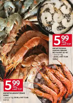 Selgros Krewetki argentyńskie dzikie Selgros oferta