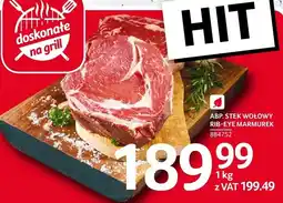 Selgros Stek wołowy rib-eye marmurek Selgros oferta