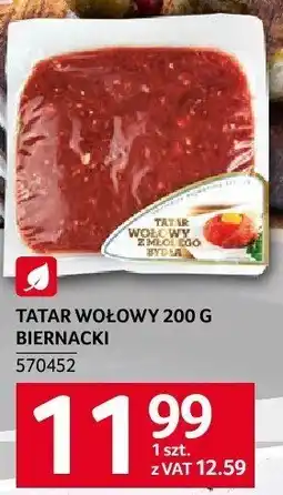 Selgros Tatar wołowy 200 g Biernacki oferta