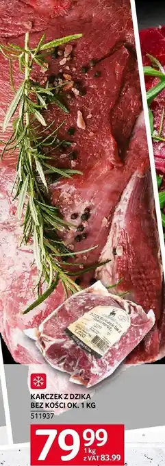 Selgros Karczek z dzika bez kości 1 kg Selgros oferta