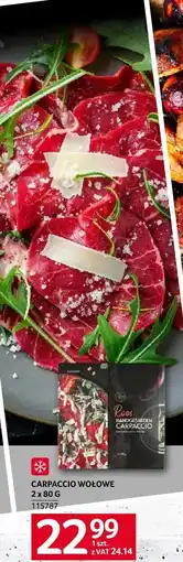 Selgros Carpaccio wołowe 2 x 80 g Selgros oferta