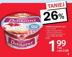 Selgros President twaróg delikatny oferta