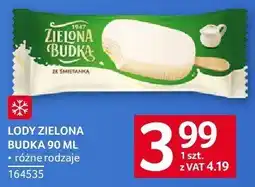 Selgros Lody Zielona Budka 90 ml Selgros oferta