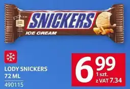 Selgros Lody Snickers 72 ml Selgros oferta