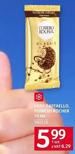 Selgros Lody Raffaello, Ferrero Rocher 70 ml Selgros oferta