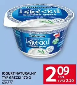 Selgros Jogurt naturalny typ grecki Bakoma 170g oferta
