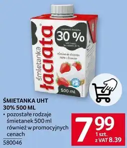 Selgros Śmietanka UHT 30% 500 ml łaciata oferta