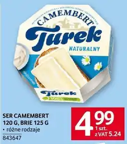 Selgros Ser camembert Turek naturalny 120g oferta