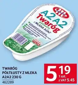 Selgros Twaroż półtłusty z mleka a2a2 230 g Selgros oferta