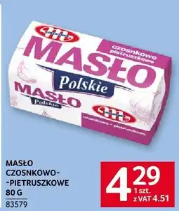 Selgros Masło polskie czosnkowo-pietruszkowe 80 g Mlekovita oferta