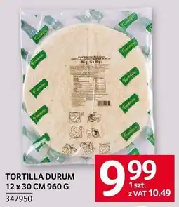 Selgros Tortilla durum 12 x 30 cm 960 g Selgros oferta