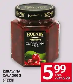 Selgros Żurawina Rolnik cała 300 g oferta