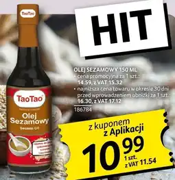 Selgros Olej sezamowy TaoTao 150 ml oferta