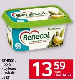 Selgros Margaryna Benecol klasyczny 400g oferta