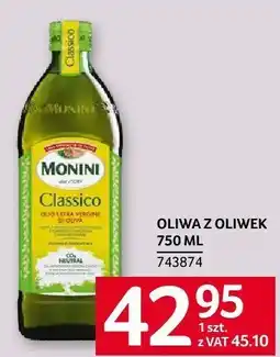Selgros Oliwa z oliwek Monini Classico 750 ml oferta