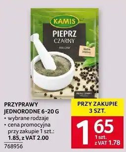 Selgros Przyprawy Kamis pieprz czarny 20 g oferta