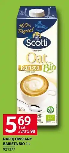 Selgros Napój owsiany barista bio 1l Scotti oferta