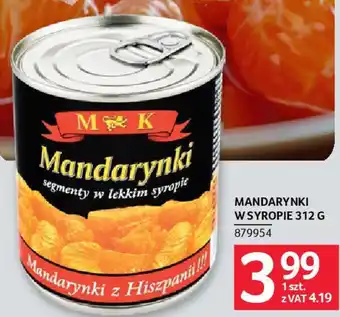 Selgros Mandarynki w syropie oferta