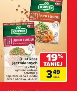 Carrefour Duet kasz jęczmiennych Kupiec oferta