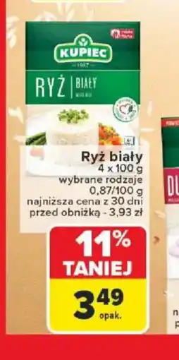 Carrefour Ryż biały Kupiec oferta