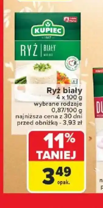 Carrefour Ryż biały Kupiec oferta