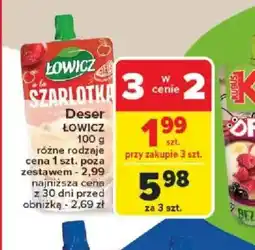 Carrefour Deser Lowicz Szarlotka oferta