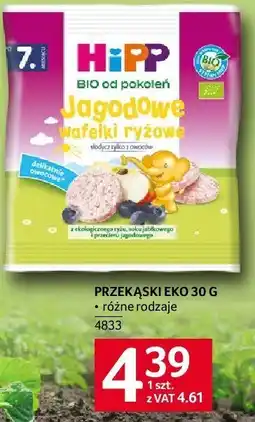 Selgros Przekąski eko 30g HiPP oferta