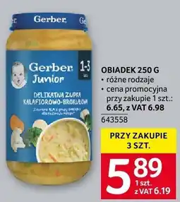 Selgros Obiadek 250g Gerber oferta