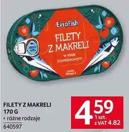 Selgros Filety z makreli 170g Selgros oferta