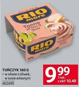 Selgros Tuńczyk w oliwie 160g Rio Mare oferta