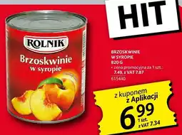 Selgros Brzoskwinie w syropie 820g Rolnik oferta