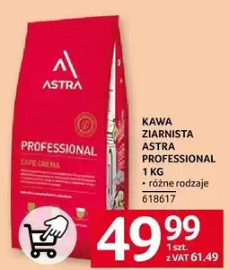 Selgros Kawa ziarnista Astra Professional 1 kg oferta