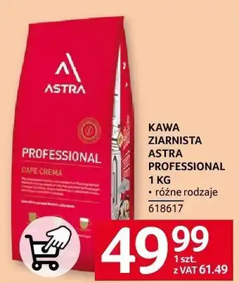 Selgros Kawa ziarnista Astra Professional 1 kg oferta