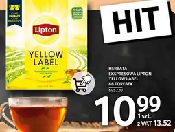 Selgros Herbata ekspresowa Lipton Yellow Label 88 torebek oferta